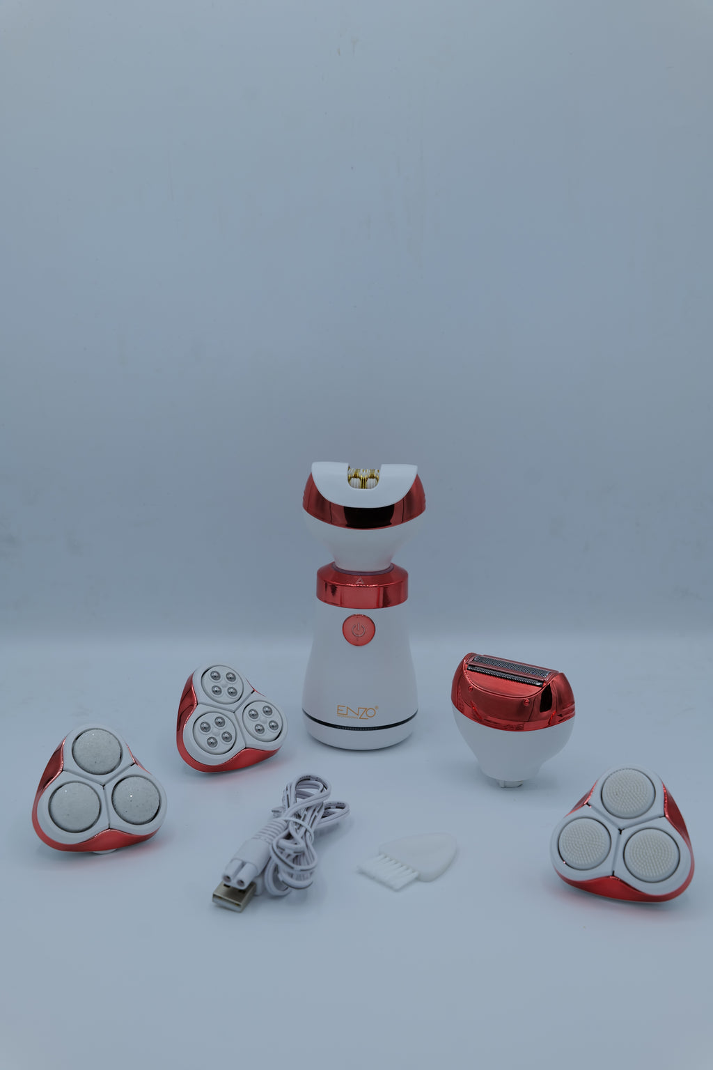 الة نزع الشعر ENZO PROFESSIONEL Silk.epile 9  Skin Spa 6en1