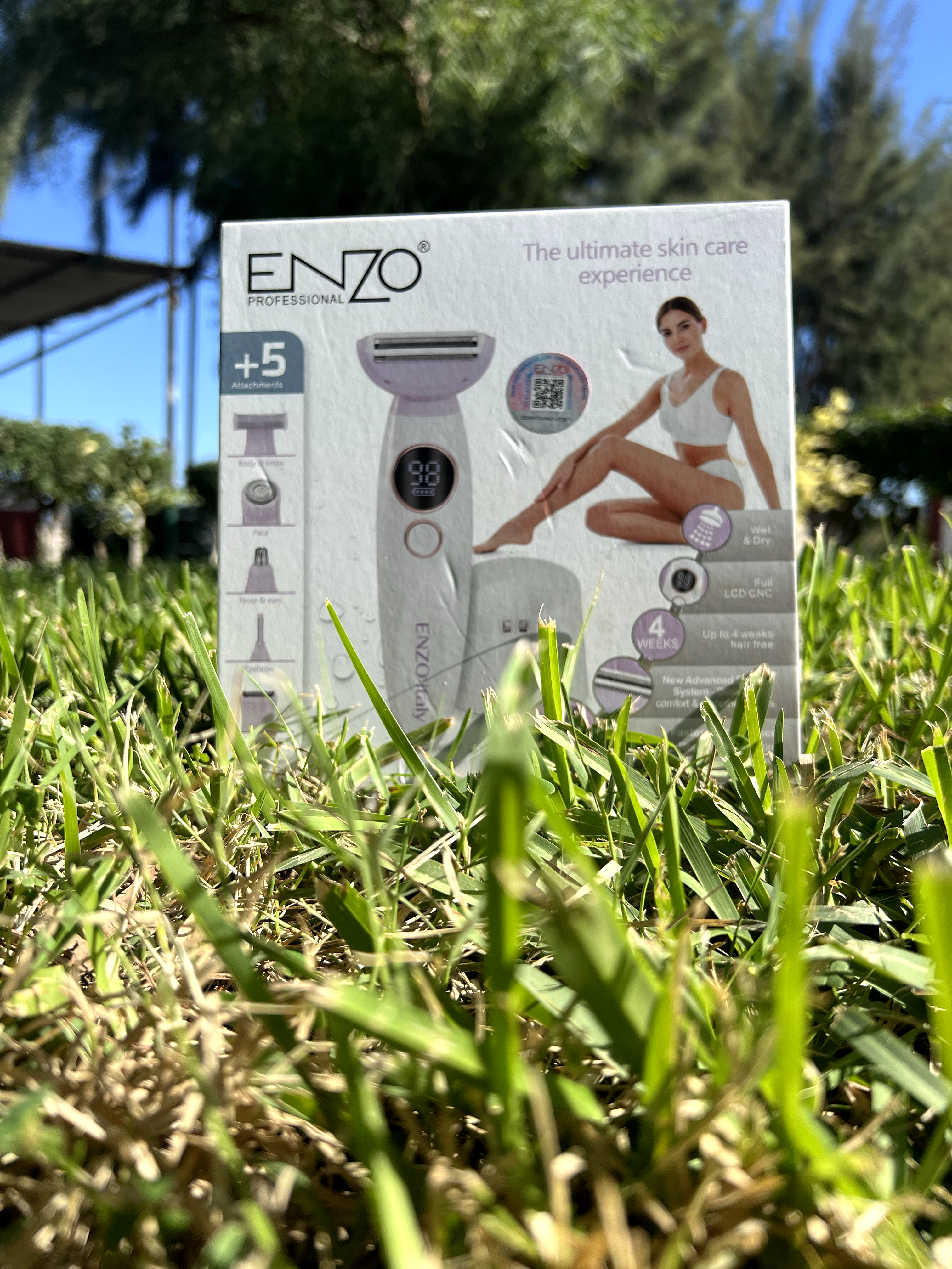 الة نزع  الشعر ENZO 1408 smooth & silky 6en1