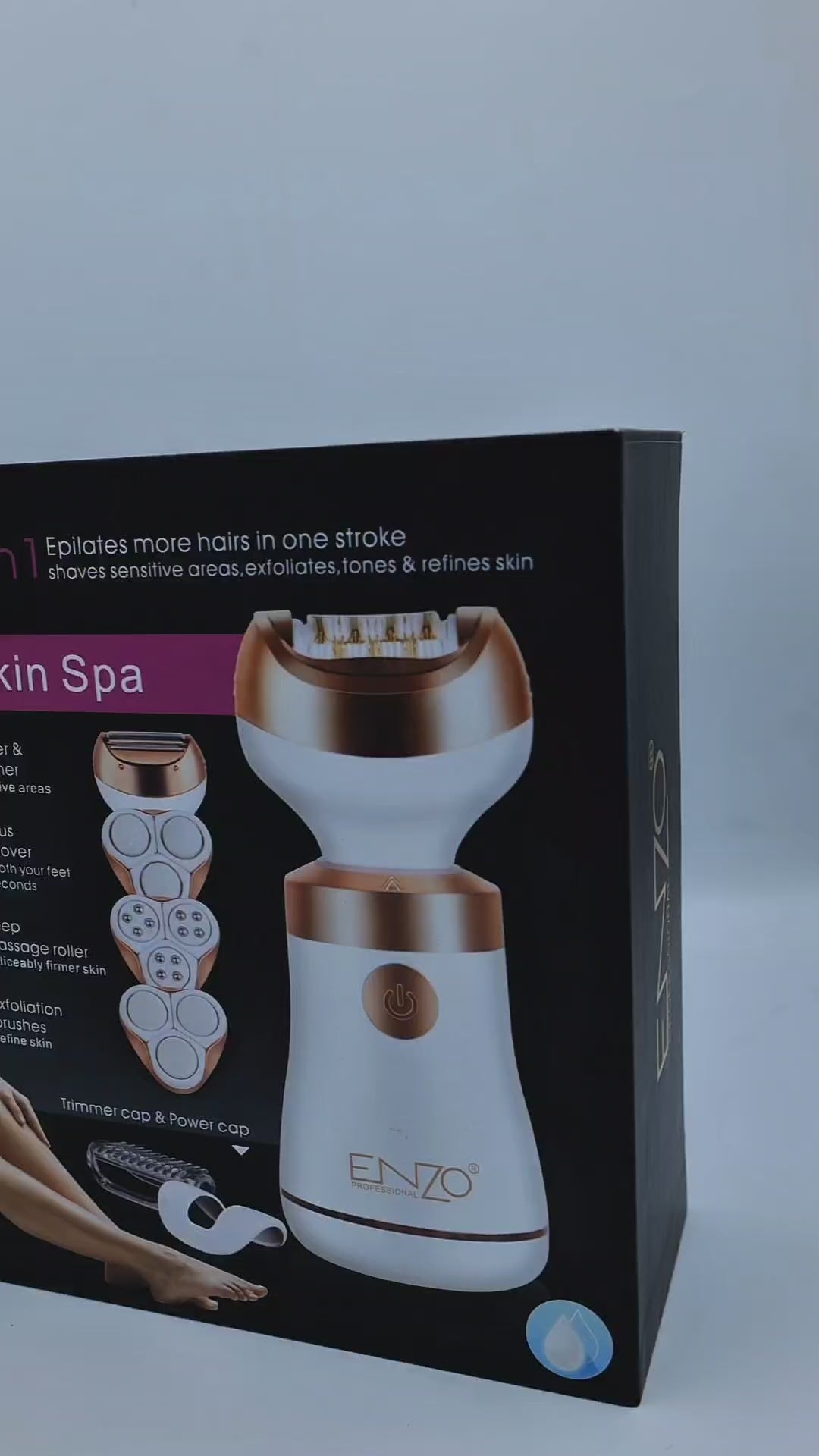 الة نزع الشعر ENZO PROFESSIONAL Silk.epil 9 6en1